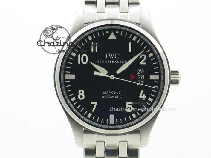 MIROTIME 0124 Supportive Big Pilot IW501008 “Boutique London” SS ZF Best Edition Blue Dial on Blue Leather Strap A 7106